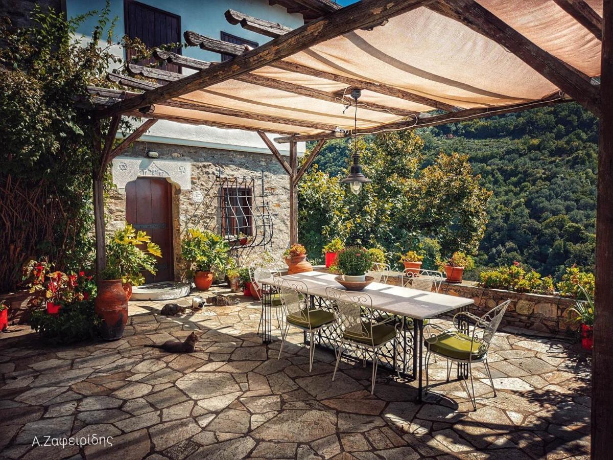 Archondiko Zafeiridi Villa Makrinitsa Bagian luar foto
